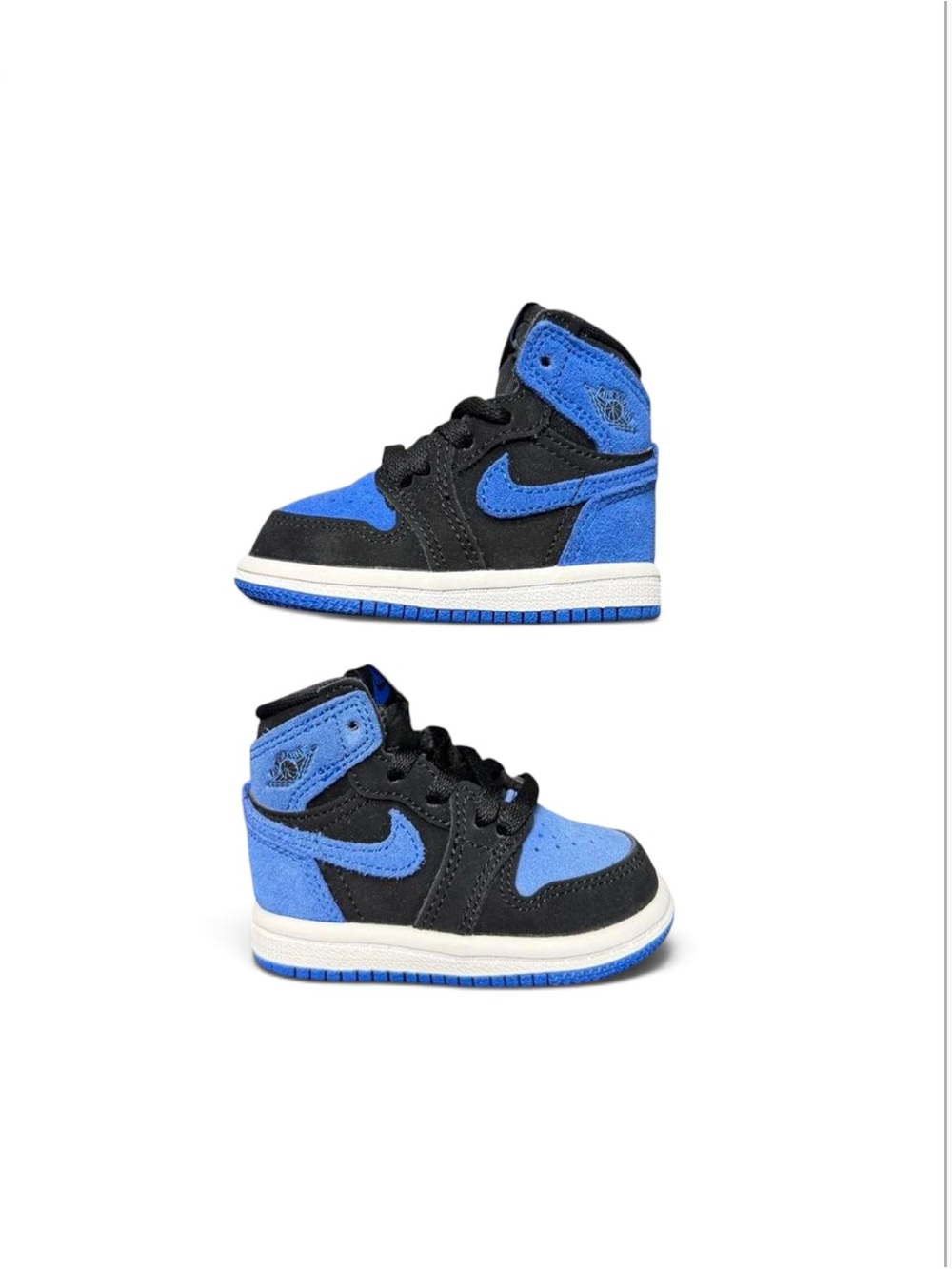 Jordan Kids High-Top Sneakers in Blue and Black size 7c